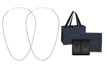 DW/DanielWellington Necklaces Unisex Starlight Silver