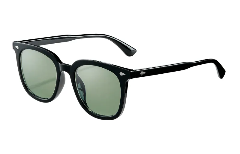 ENFANTIN Square Sunglasses Unisex Black-8