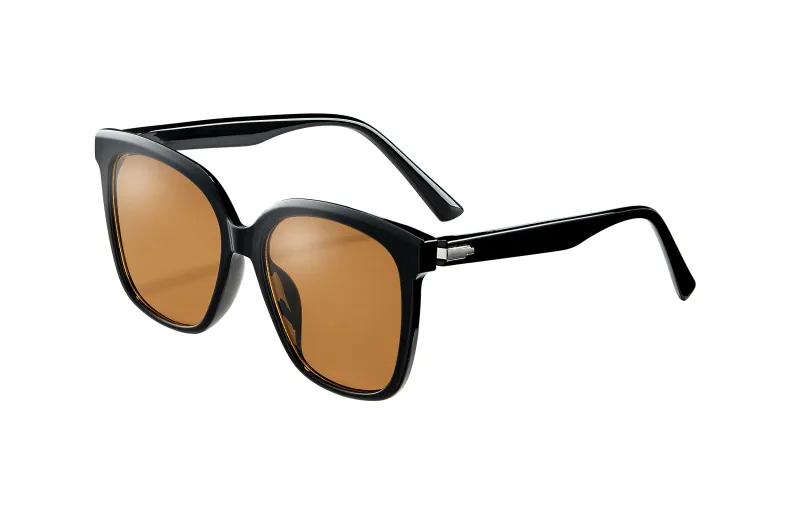 ENFANTIN Square Sunglasses Unisex Black-14
