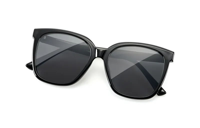 ENFANTIN Square Sunglasses Unisex Black-16