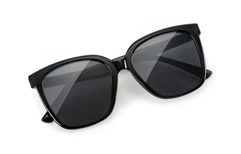 ENFANTIN Square Sunglasses Unisex Black-17