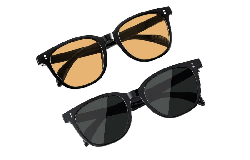 ENFANTIN Square Sunglasses Unisex Black-22
