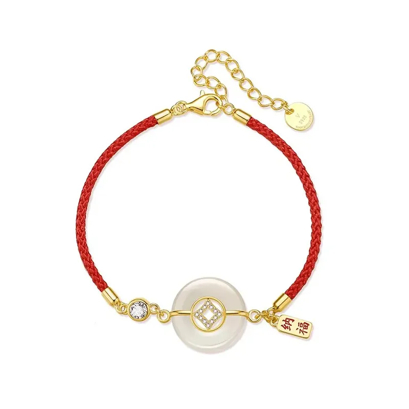 Yuanyanghuangjin Chalcedony Bracelets Women's-6