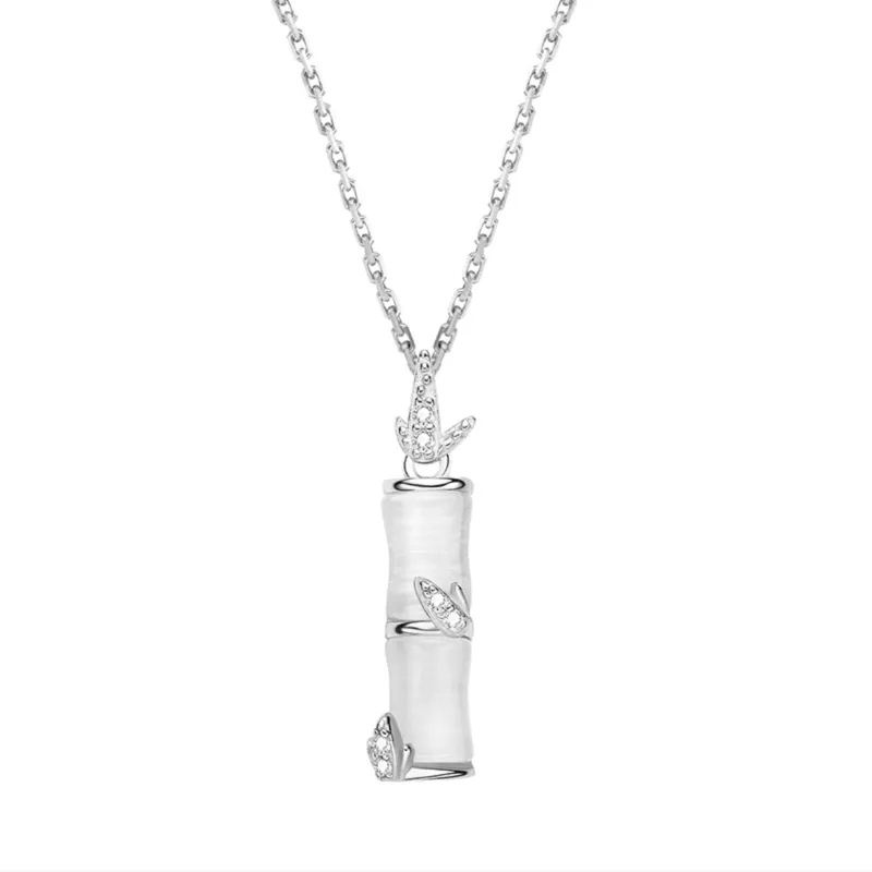 Yuanyanghuangjin Glass Cat Eye Necklaces Women's-2