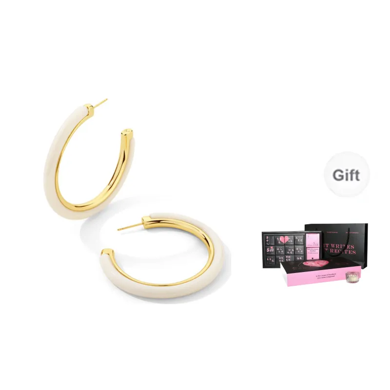 Agatha Copper Alloy Earrings Women's White-0