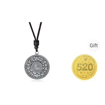 Bear Silversmith 999 Fine Silver Sterling Silver Necklace Unisex