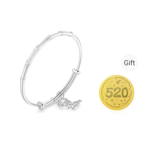 Bear Silversmith High Content Sterling Silver Sterling Silver Bangle Women's