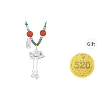 Bear Silversmith 999 Fine Silver Sterling Silver Necklace Women's