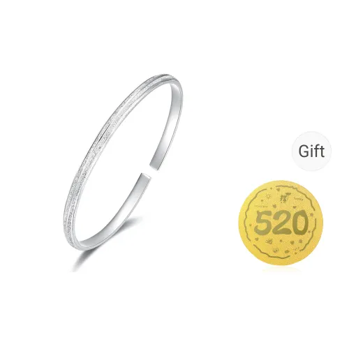 Bear Silversmith 999 Fine Silver Sterling Silver Bangle Women's
