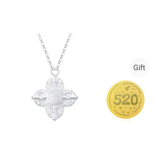 Bear Silversmith 999 Fine Silver Sterling Silver Necklace Women's