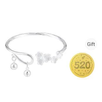 Bear Silversmith 999 Fine Silver Bangles Women's