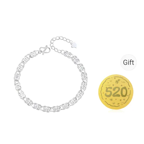 Bear Silversmith 999 Fine Silver Sterling Silver Bracelet Women's