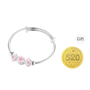 Bear Silversmith 999 Fine Silver Sterling Silver Bangle Women's