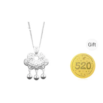 Bear Silversmith 999 Fine Silver Sterling Silver Necklace Women's