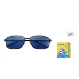 Черная оправа с синими линзами