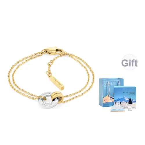 CALVIN KLEIN Титановый стальной браслет женский золотой