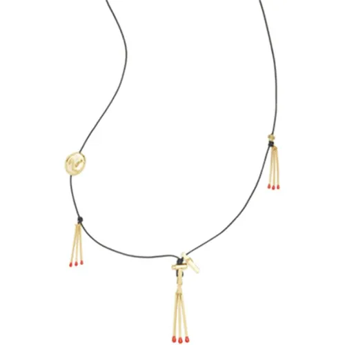 Tory Burch 18К золото покрытые медные ожерелья женские золотые