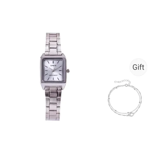 CASIO Кварцевый механизм Часы Женские Синий циферблат