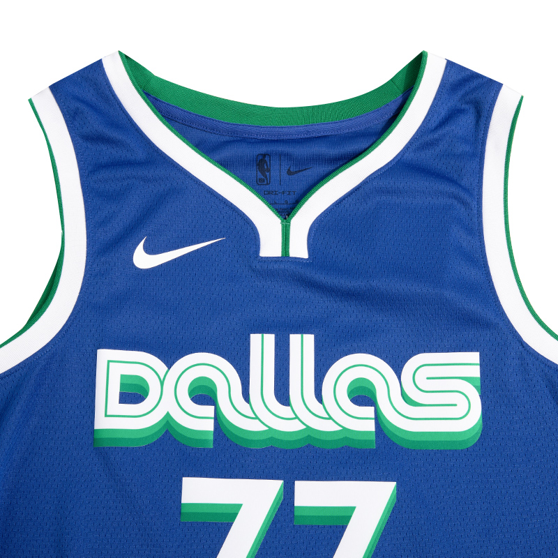 Nike NBA deals XXL Luka Dončić Dallas Mavericks Navy Jersey Dri-Fit