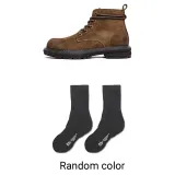 Olive brown + a pair of socks