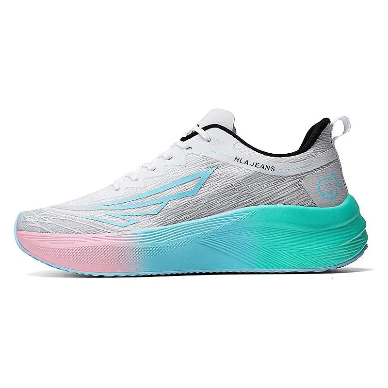 HLA JEANS Cushioning, Slip Resistant, Abrasion Resistant, Breathable, Rebound Low Top Running Shoes Unisex-6