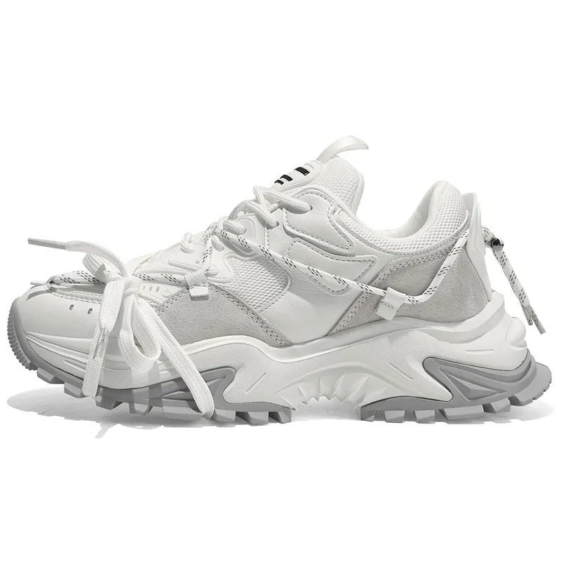 Masongarments Shark Tooth Series Running Shoes Unisex Low Top Black/Gray/White/Beige/Galaxy Gray-60