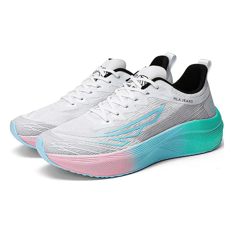 HLA JEANS Cushioning, Slip Resistant, Abrasion Resistant, Breathable, Rebound Low Top Running Shoes Unisex-7