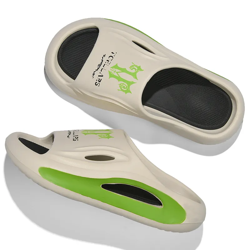 TCELLARS Quiet Slip Resistant Odor Resistant Abrasion Resistant Quick Dry Antibacterial Slide Slippers Unisex-6