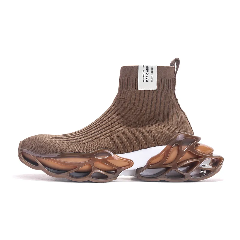 DAFK Cushioning, Abrasion Resistant, Breathable, Height Increasing High Top Running Shoes Men's-14