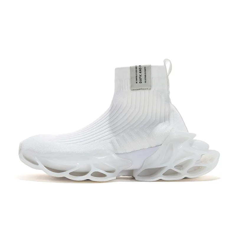 DAFK Cushioning, Abrasion Resistant, Breathable, Height Increasing High Top Running Shoes Men's-7