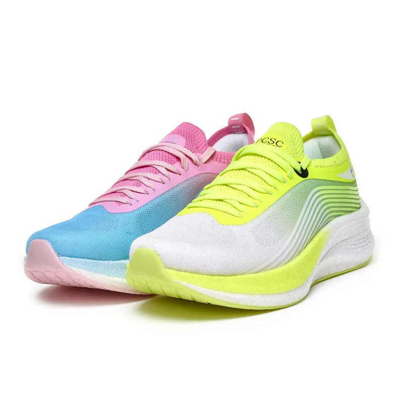 PCSC Running Shoes Men Low Top Pink, Blue-1