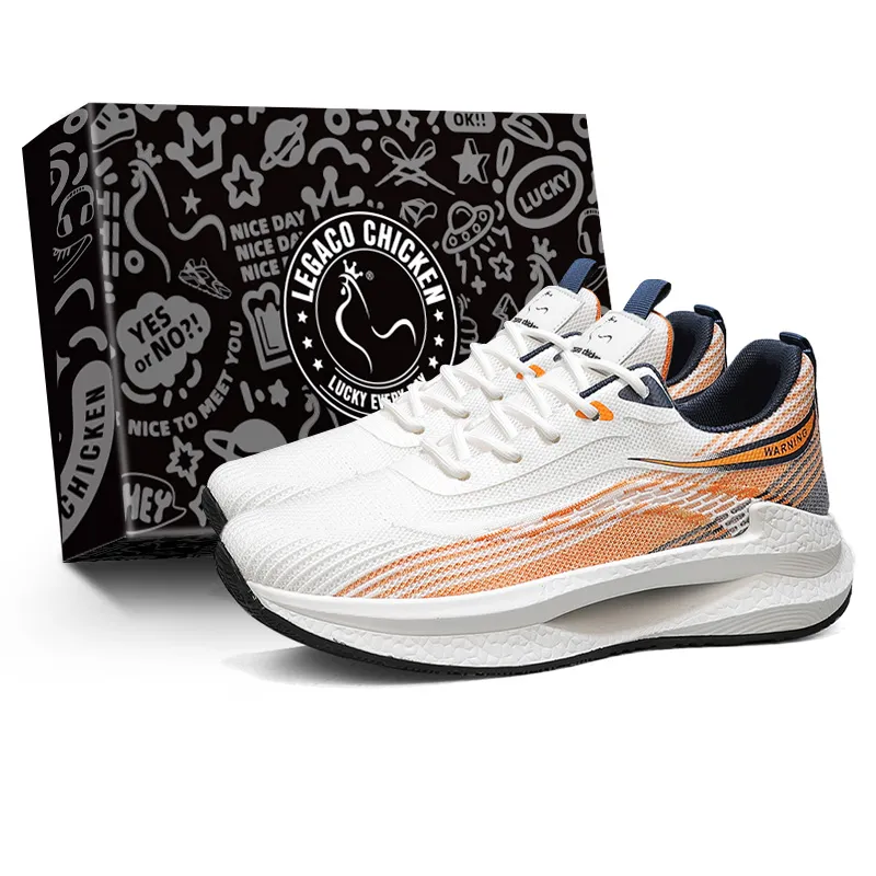 Legaco Chicken Shock Absorbers Slip Resistant, Abrasion Resistant, Lightweight Low Top Sprint Running Shoes Men's-6