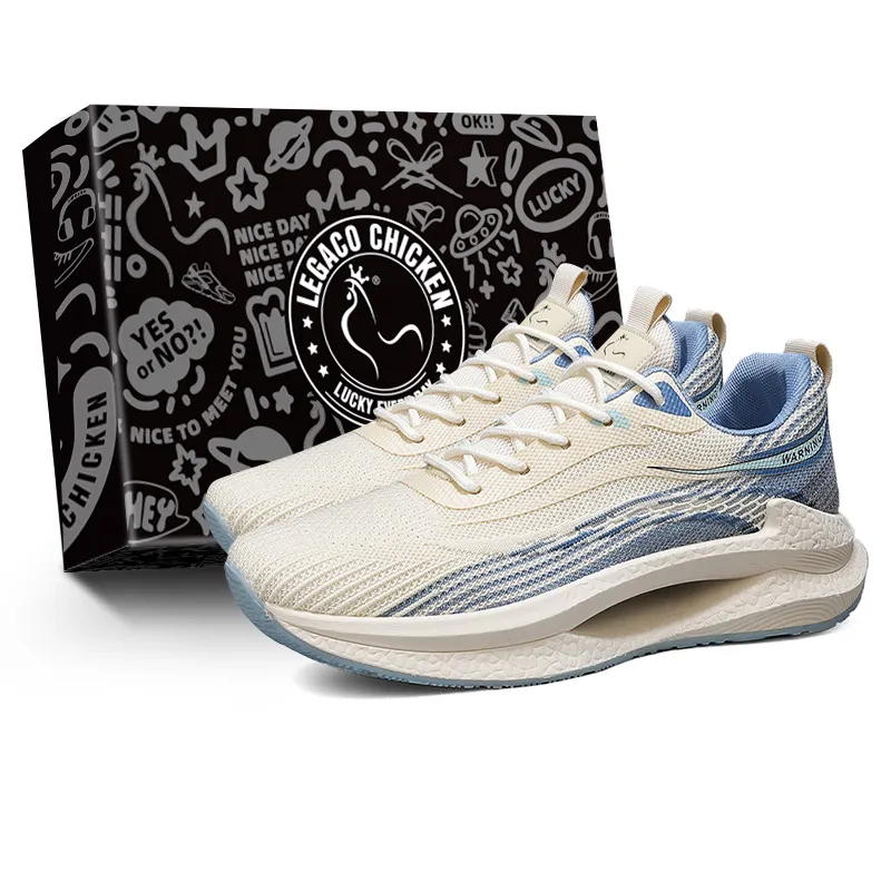 Legaco Chicken Shock Absorbers Slip Resistant, Abrasion Resistant, Lightweight Low Top Sprint Running Shoes Men's-11