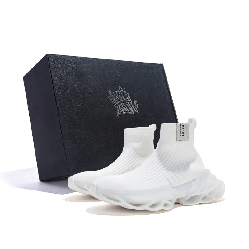 DAFK Cushioning, Abrasion Resistant, Breathable, Height Increasing High Top Running Shoes Men's-8