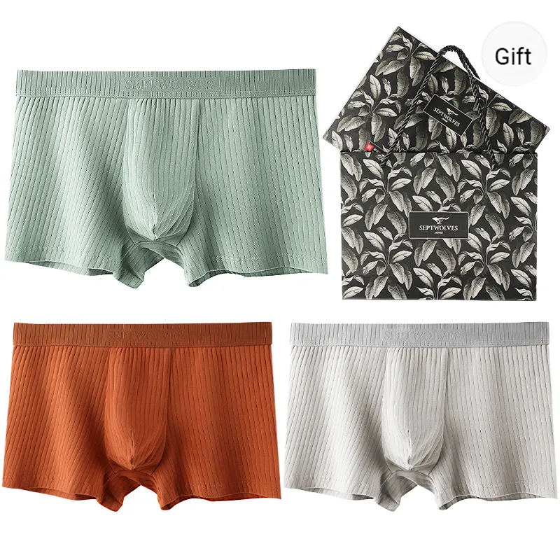 SEPTWOLVES Underwear Gift Box Men's 3 Pack+Shopping Bag-6