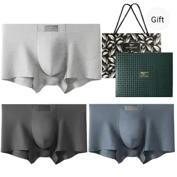 SEPTWOLVES Underwear Gift Box Men's 3 Pack Gift Box Set+Shopping Bag