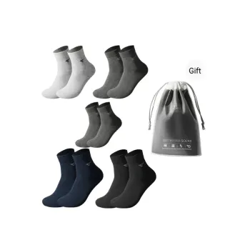 SEPTWOLVES Mid Calf Socks Men's 5 Pack With Shopping Bag Included