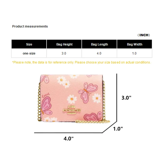 COACH Bow Wallet With Chain-4