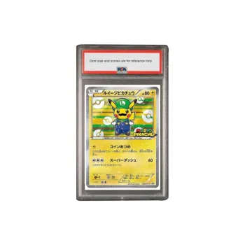 POKEMON XY PROMO Special Gift Card Luigi Pikachu XY P 295 PSA Japan Version Graded Cards 1 Pc