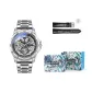 Silver Case White Dial Silver Steel Band