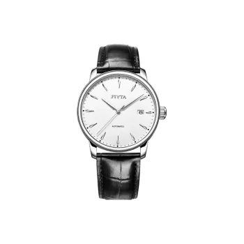 Fiyta Mechanical Movement Stainless Steel Strap Watch Men's Watches White Dial