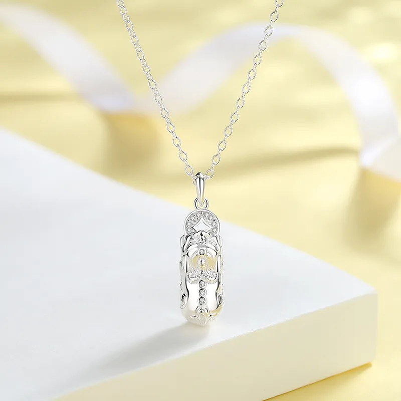 Heart Grass S925 Silver Necklaces Women's-1