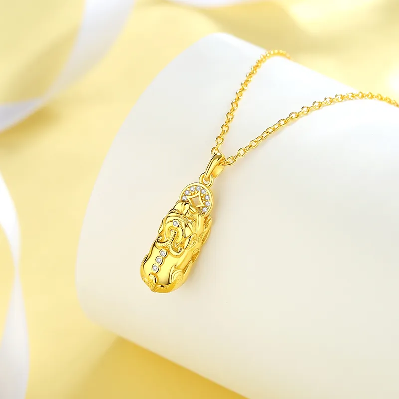 Heart Grass S925 Silver Necklaces Women's-5
