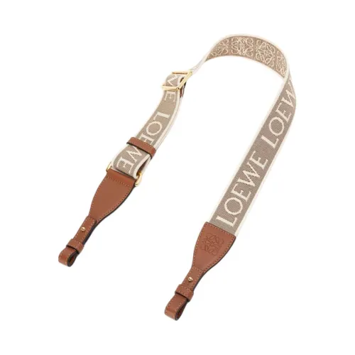 LOEWE Жаккард Телячья кожа Плечевые ремни Женские Коричневый