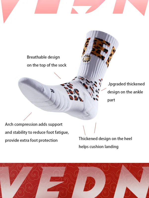 VEIDOORN Basketball Socks Unisex-5