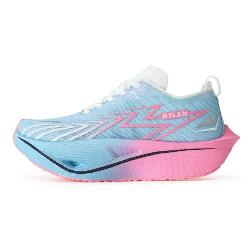 BYLEN Running Shoes Unisex Low-Top Pink And Blue Embracing