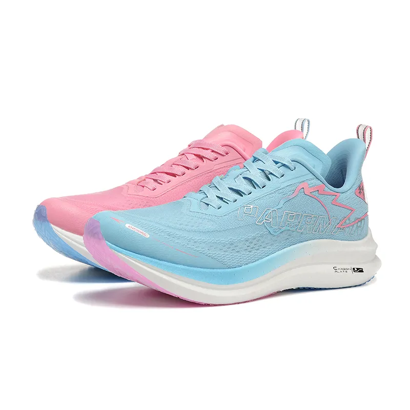 PARRMAR ZhiXing 1.0 Running Shoes Unisex Low Top Blue Pink Mismatched-1