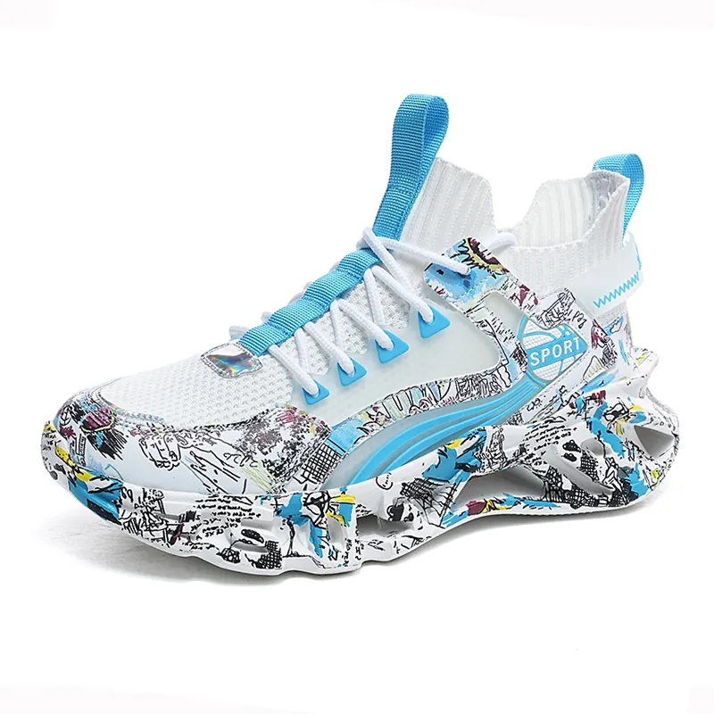 MABEL&CO Cushioning Rebound Height Increasing Wear-Resistant Lightweight Slip-Resistant Low-Top Running Shoes Unisex-1