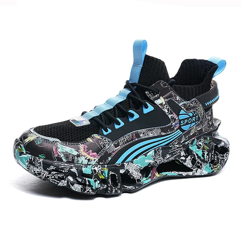 MABEL&CO Cushioning Rebound Height Increasing Wear-Resistant Lightweight Slip-Resistant Low-Top Running Shoes Unisex-7