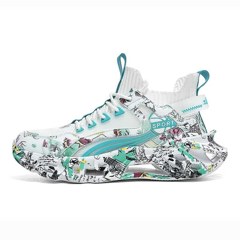 MABEL&CO Cushioning Rebound Height Increasing Wear-Resistant Lightweight Slip-Resistant Low-Top Running Shoes Unisex-11